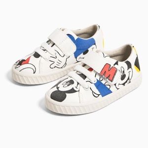 Zara kids Disney baby Mickey shoes size 4